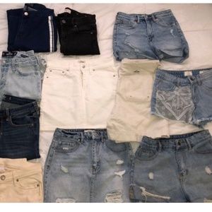 Bundle of women clothing jeans 11 pc